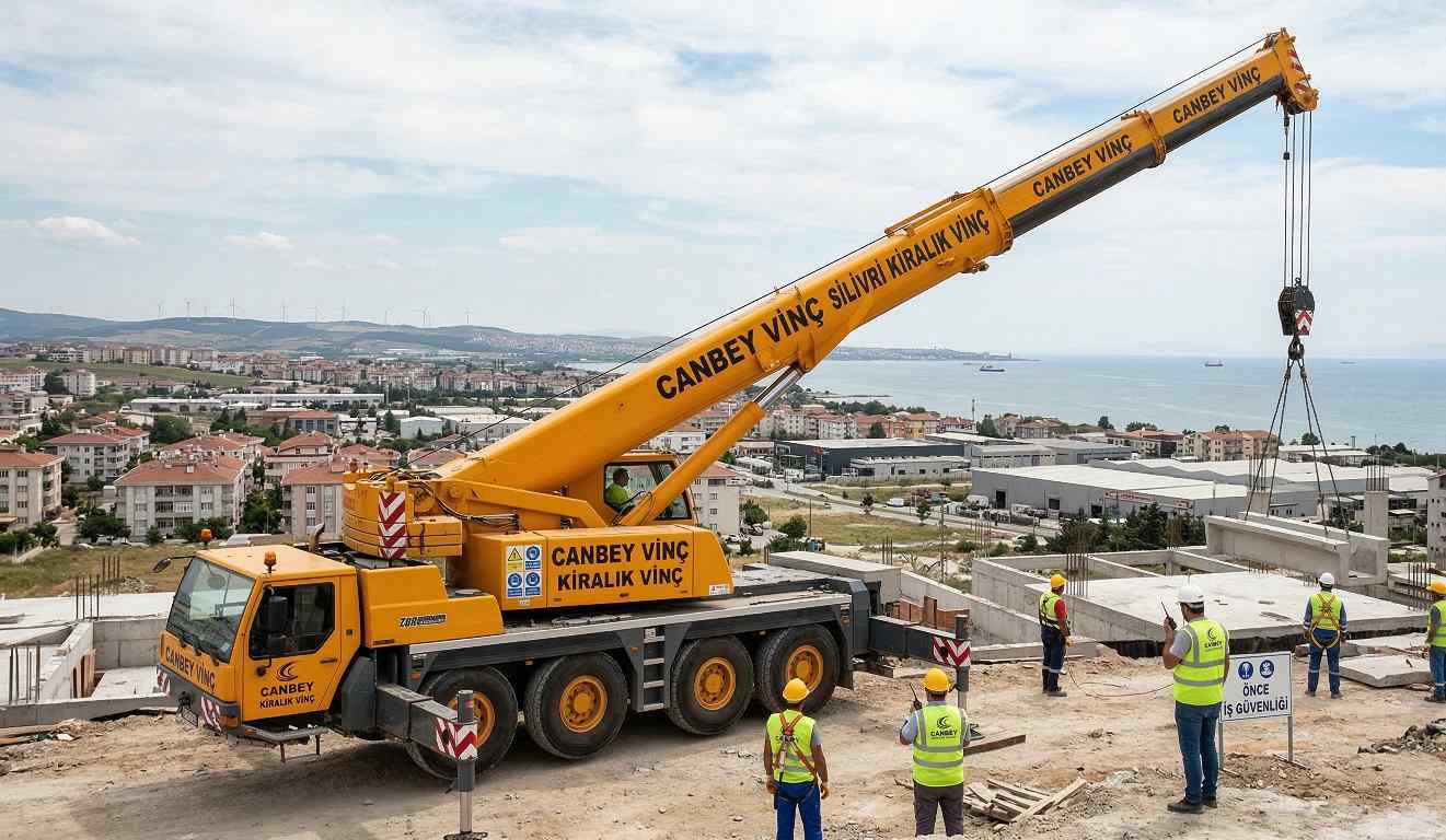 Profesyonel Silivri kiralık vinç hizmetleri