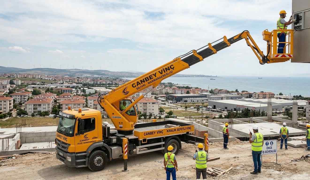 Profesyonel Silivri sepetli vinç hizmetleri