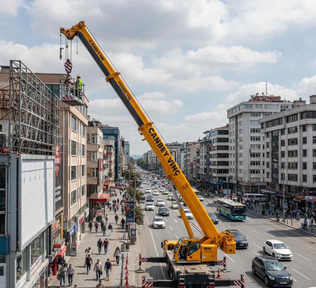 Bakırköy mobil vinç hizmetleri: Canbey Vinç